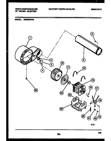 Blower and drive parts