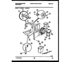 White-Westinghouse MED40P2 air, water and condensing parts diagram
