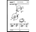 White-Westinghouse MED25P1 compressor parts diagram
