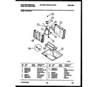 White-Westinghouse WAL129P1A1 system parts diagram