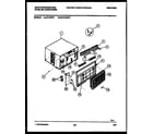 White-Westinghouse WAH11EP2T1 cabinet parts diagram