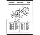 White-Westinghouse WAH11EP2T1 electrical parts diagram