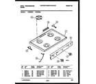 White-Westinghouse GF300ND4 cooktop parts diagram