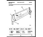 White-Westinghouse GF620ND4 backguard diagram