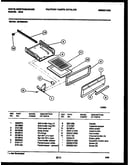 Broiler drawer parts
