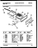 Broiler drawer parts