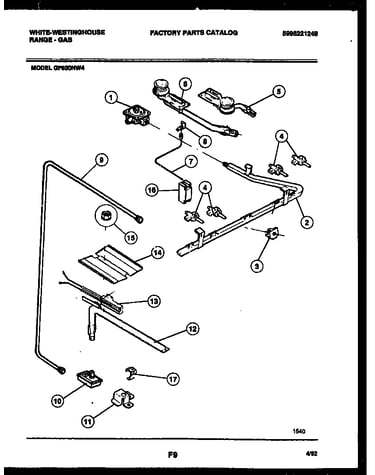 Burner, manifold and gas control