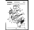 White-Westinghouse WAC067P7A1 cabinet parts diagram