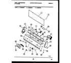 White-Westinghouse LA600MXH2 console and control parts diagram