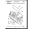 White-Westinghouse LA560MXH2 console and control parts diagram