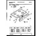 White-Westinghouse GF720NW6 cooktop parts diagram