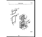 White-Westinghouse RT174MLW1 door parts diagram