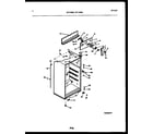 White-Westinghouse RT174MCD1 cabinet parts diagram