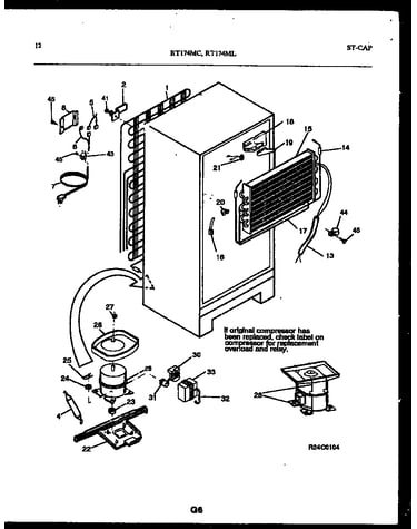 System and automatic defrost parts