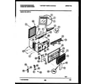 White-Westinghouse WAL126P1A1 cabinet parts diagram