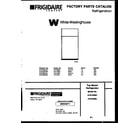 White-Westinghouse ATG150NCW2 cover page diagram