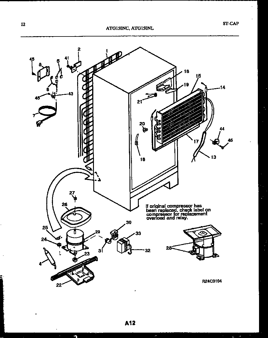 SYSTEM AND AUTOMATIC DEFROST PARTS