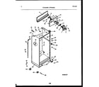 White-Westinghouse RTG216NCW1 cabinet parts diagram