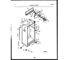 White-Westinghouse RTG216NCW1 cabinet parts diagram