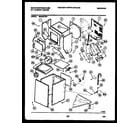 White-Westinghouse SM230PXW1 cabinet parts and heater diagram
