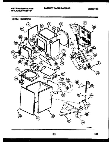 Cabinet parts and heater