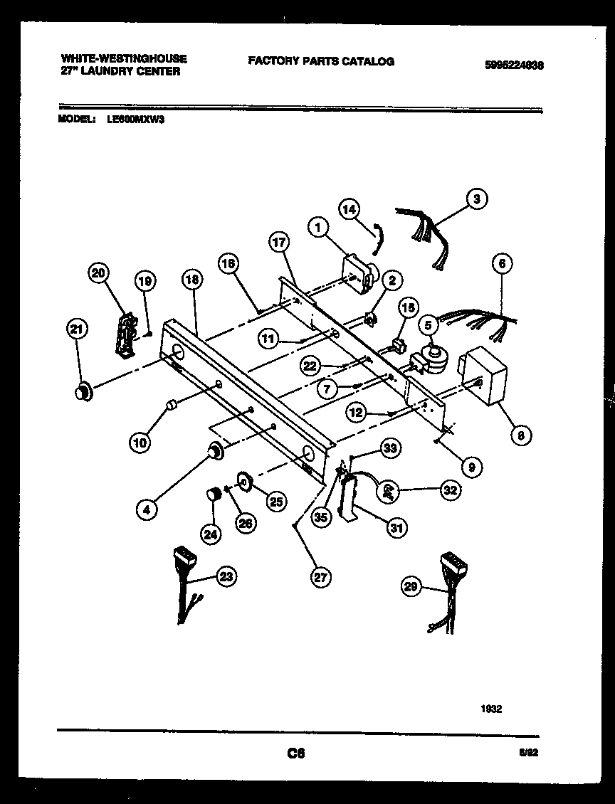 Console and control parts