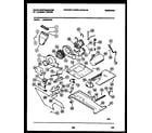 White-Westinghouse LG600MXD3 motor and blower parts diagram