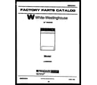 White-Westinghouse LC400RXD1  diagram
