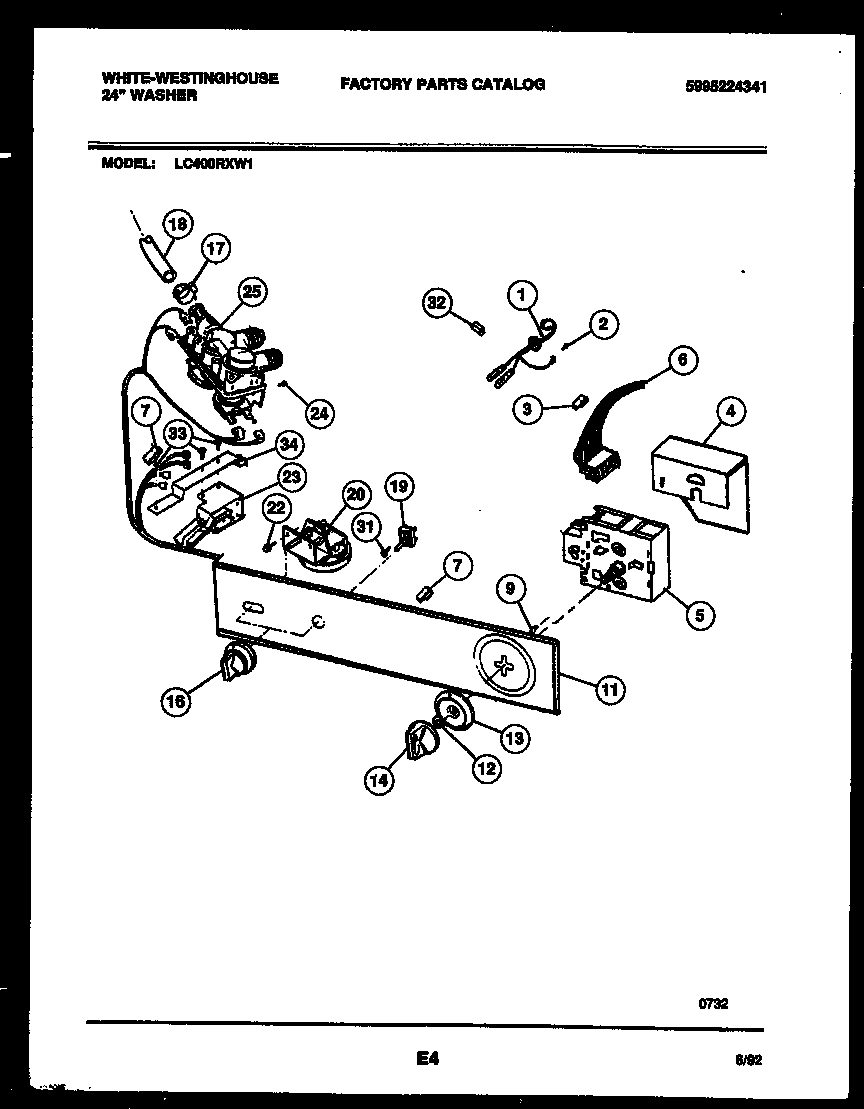 CONSOLE AND CONTROL PARTS