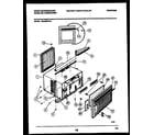 White-Westinghouse MAC053P7A1 cabinet parts diagram