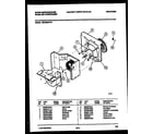White-Westinghouse MAC053P7A1 air handling parts diagram