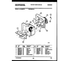 White-Westinghouse WAC086P7A2 air handling parts diagram