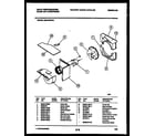White-Westinghouse MAS183P2A1 air handling parts diagram