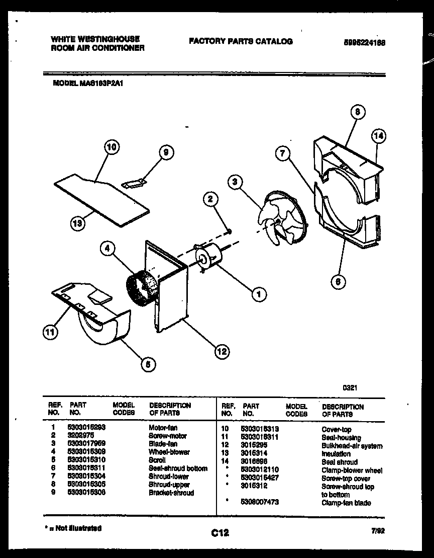 Air handling parts