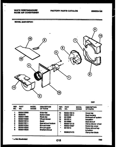 Air handling parts