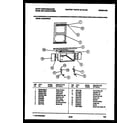 White-Westinghouse MAS183P2A1 cabinet and installation parts diagram