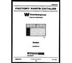 White-Westinghouse MAC083P7A1 front cover diagram