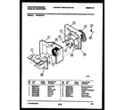White-Westinghouse WAC051P7Z1 air handling parts diagram