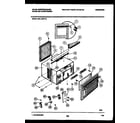 White-Westinghouse MAL123P1A1 cabinet parts diagram