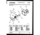 White-Westinghouse MAL123P1A1 air handling parts diagram