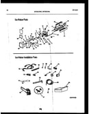 Ice maker and installation parts