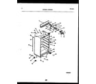 Frigidaire GTLI181WLW0 cabinet parts diagram