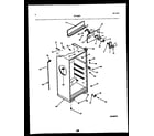 White-Westinghouse RT163SLD0 cabinet parts diagram