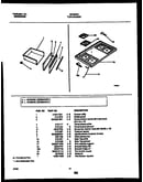 Cooktop and drawer parts