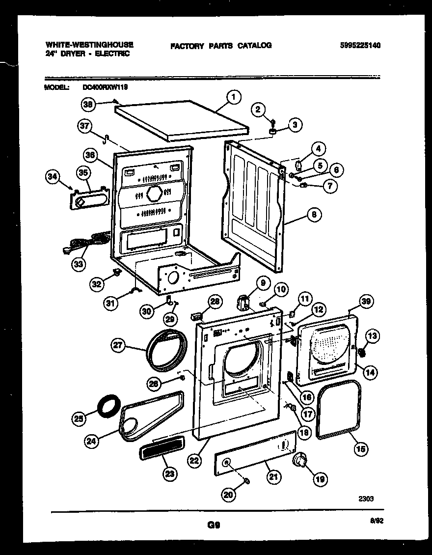 CABINET PARTS