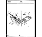 White-Westinghouse GF630RXD1 cooktop and broiler drawer parts diagram
