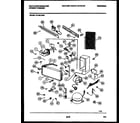 White-Westinghouse FU199LRW4 system and electrical parts diagram
