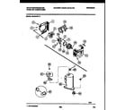 White-Westinghouse WAH074P7T1 air handling and compressor parts diagram