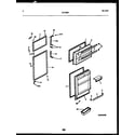 White-Westinghouse RT195SCD0 door parts diagram