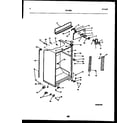 White-Westinghouse RT195SLW0 cabinet parts diagram